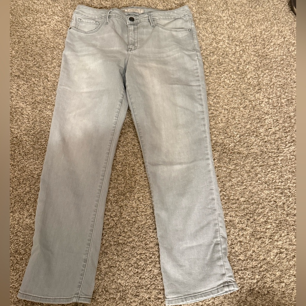 Athleta Women's Light Gray Cropped Jeans